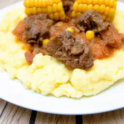 Teaser Image: Mealie Pap with Beef Stew